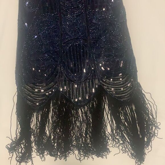 💥nwt Uniq Sense Sequin Art Deco Flapper Dress💥 - Picture 7 of 9